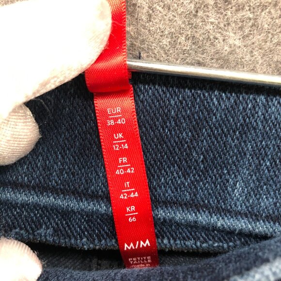 Spanx Jean-Ish Ankle Leggings Womens MP Blue Pull On Jegging Mid Rise - Picture 6 of 11